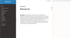 Desktop Screenshot of baseops.de